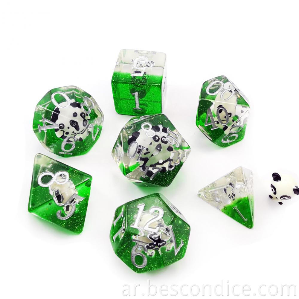 Oversized Panda Dnd Dice Set For Dungeons And Dragons 2